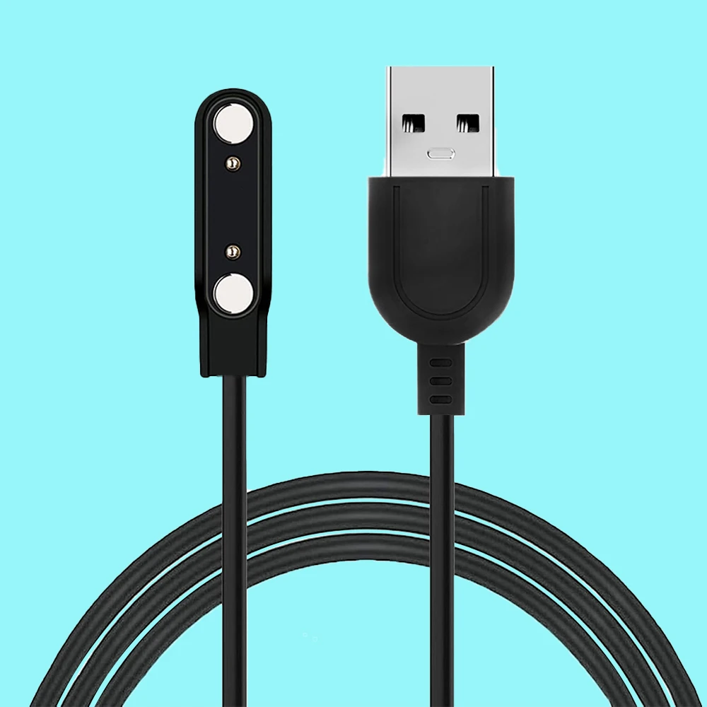 

Универсальный кабель для зарядки умных часов, 2-контактный, 7,62 мм, высокоскоростной магнитный кабель для зарядного устройства для часов, сменный USB-шнур для зарядного устройства