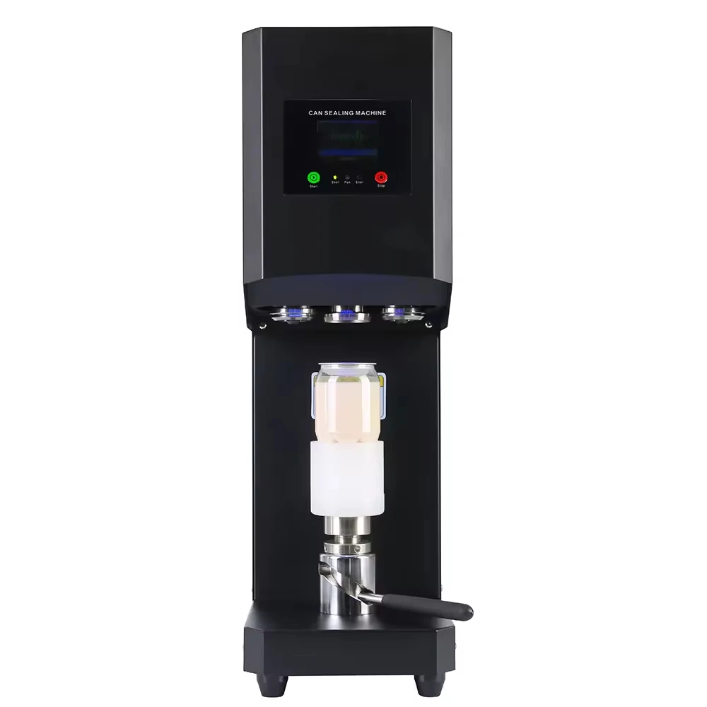 

Automatic Electric Commercial Can Sealing Machine Soda Can Sealing Machine With Cup Holder Bubble Tea Shop Can Sealer Machine