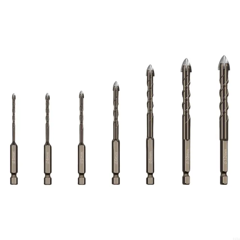 E15A Multifunctional Alloy Drill Bit With Rust Resistant Surfaces Coating for Various Power Tool Home Repair Construction Use