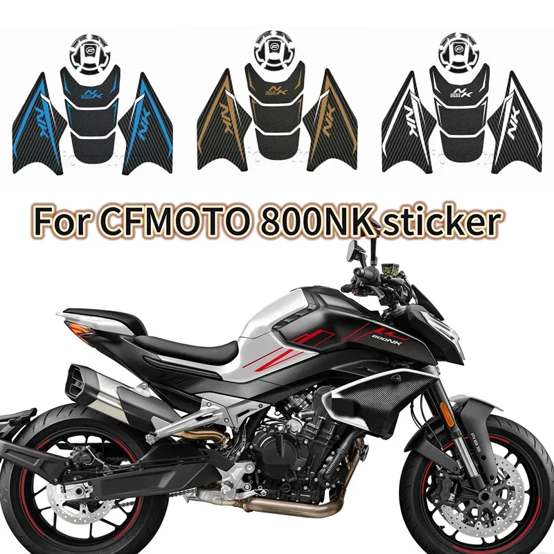 Anti-Slip Pad for motorcycle fuel tank, side knee protector for CFMoto CF 800 NK 800nk cf800nk 2023 sticker decal