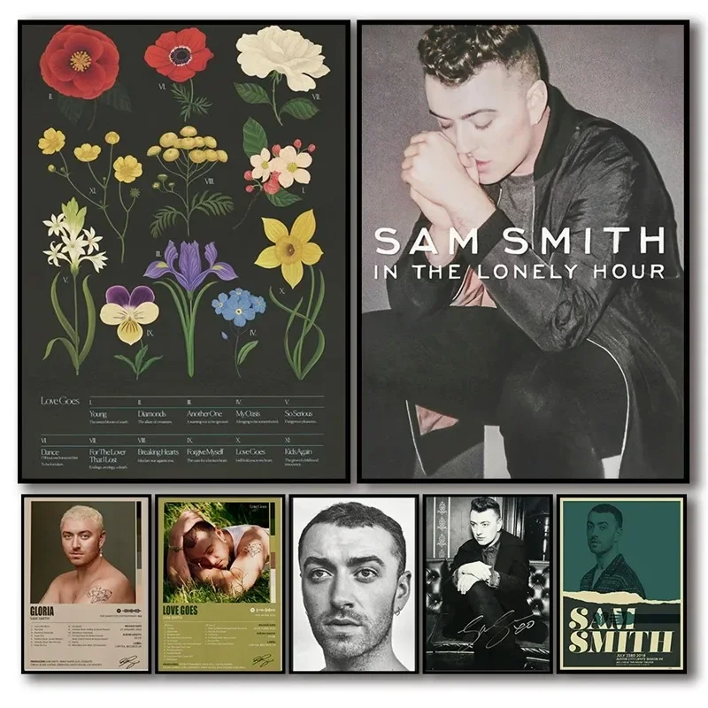 2023 Choose to Love Sam Smith Poster Rapper Music Album Gloria Hip Hop Canvas Prints Decoration Wall Art Mural Kawaii Room Decor