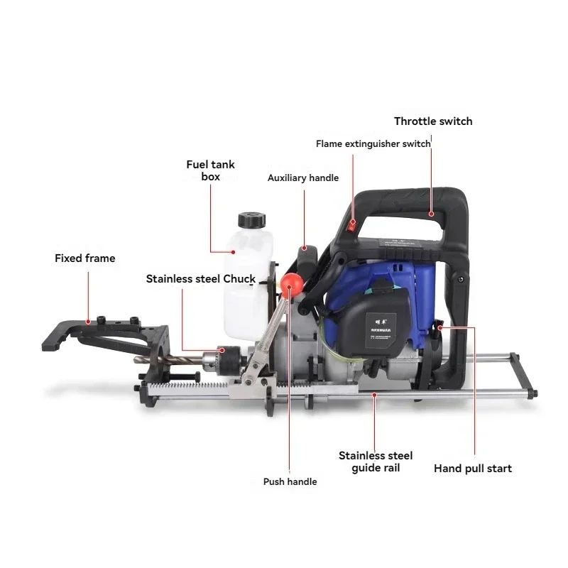 4-Stroke Photovoltaic Post Punching Machine Photovoltaic Steel Pipe Punching Machine