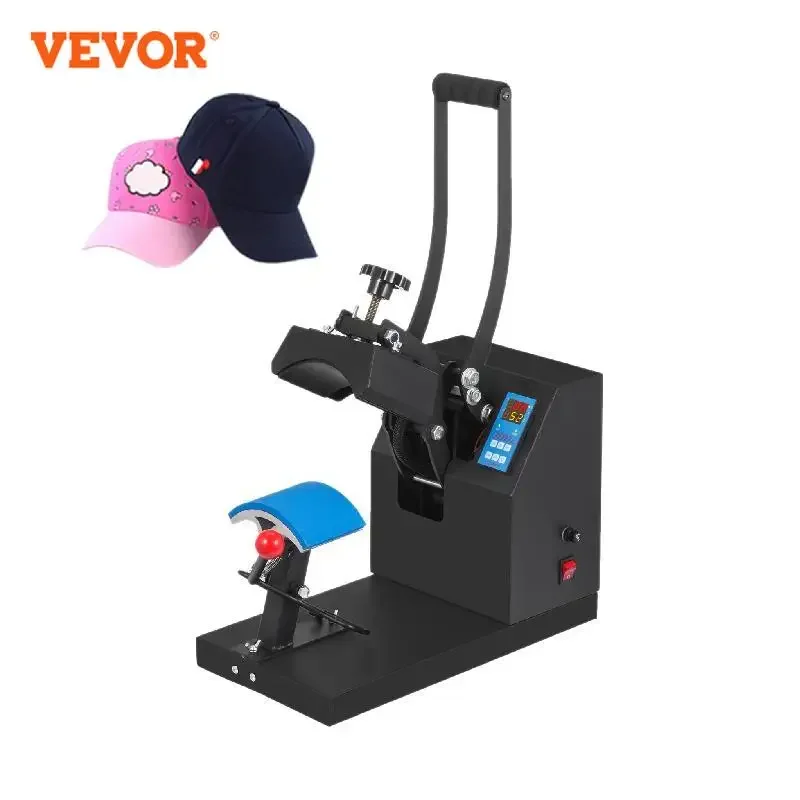 VEVOR-Presse à chaud pour casquette de chapeau, transfert de chaleur, machine d'estampage et de