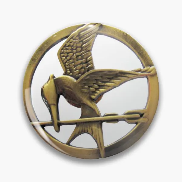 Mockingjay Pin  Soft Button Pin Cartoon Gift Lapel Pin Lover Women Collar Clothes Jewelry Decor Badge Creative Brooch Funny Cute