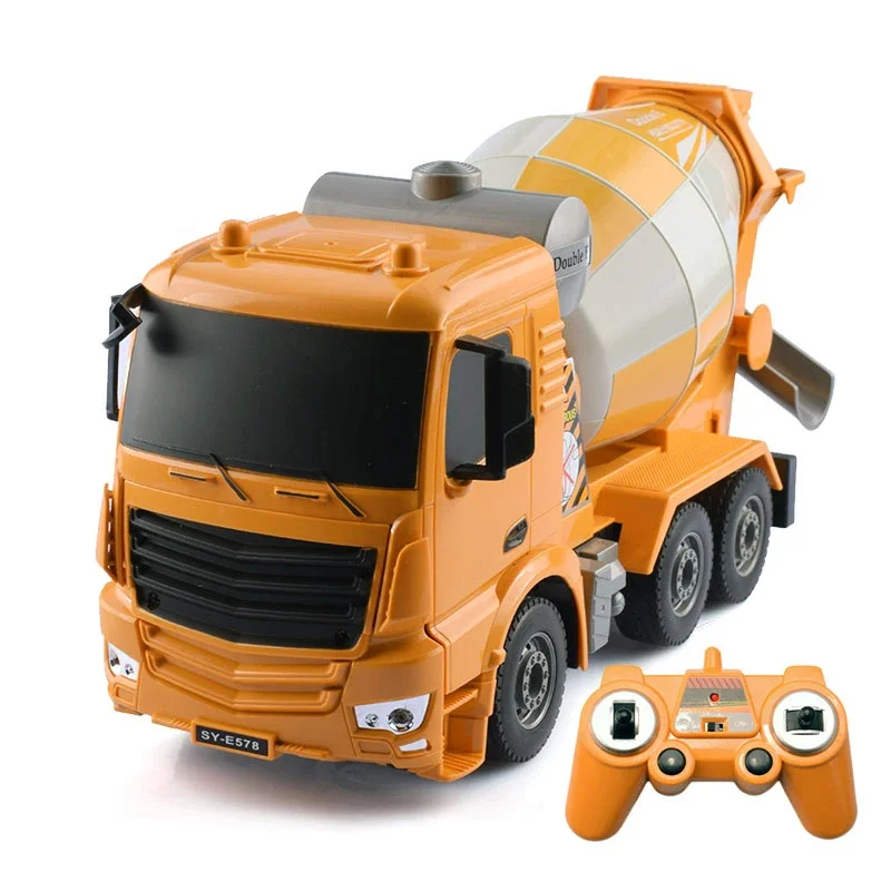

Trucks Construction Toys Vehicles Remote Control Cars Cement Mixer Truck Engineering Toys for Boys Gift