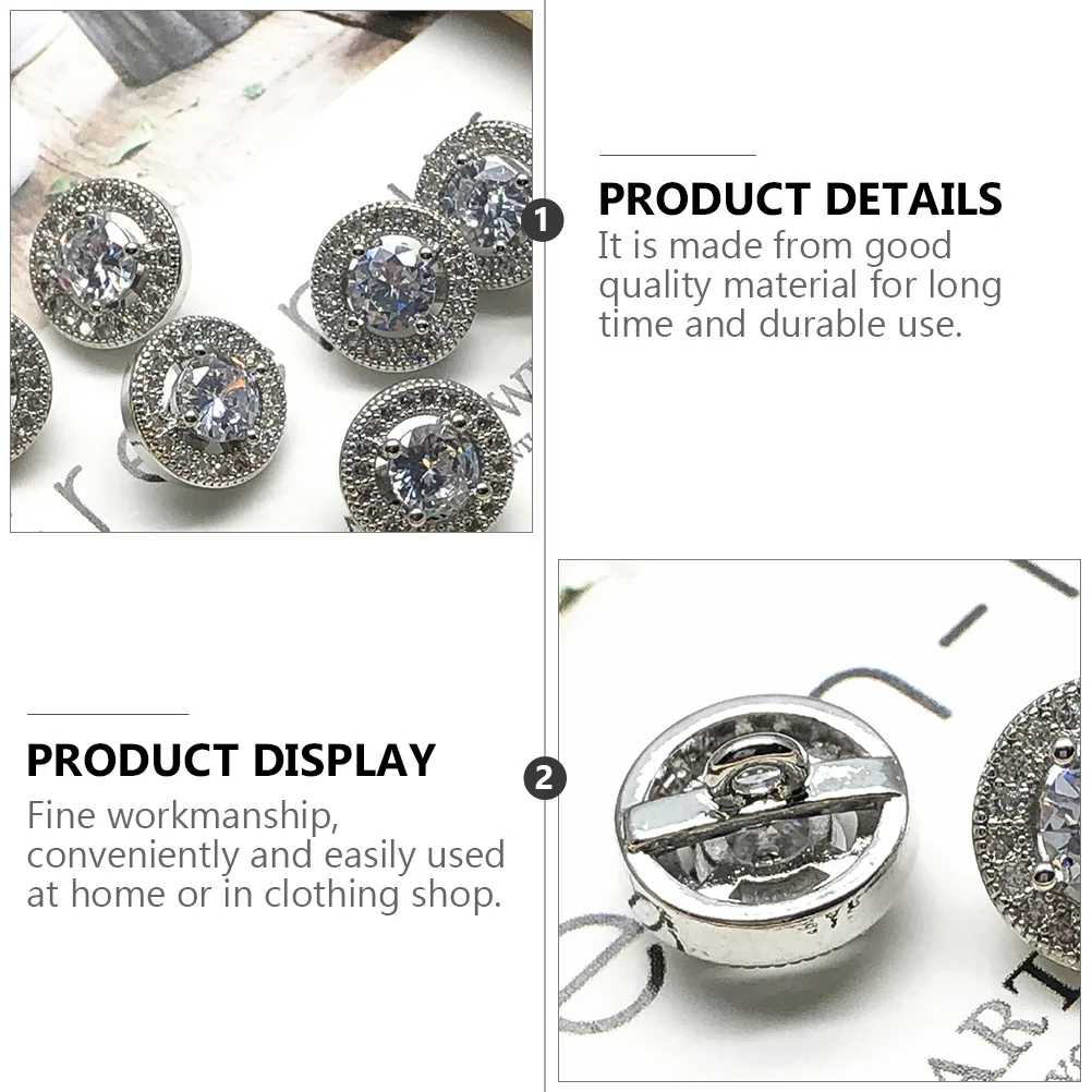 

6Pcs Fashionable Clothes Buttons for DIY Cardigan Shirts Coats Jackets Backpack Sewing Accessories DIY Button Clothes Button