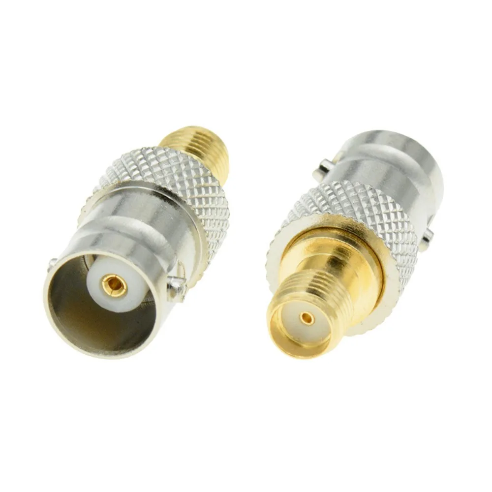 Telecom Parts Copper Connector Adapter BNC Female RF Antenna Converter Straight Coaxial Extension Cable