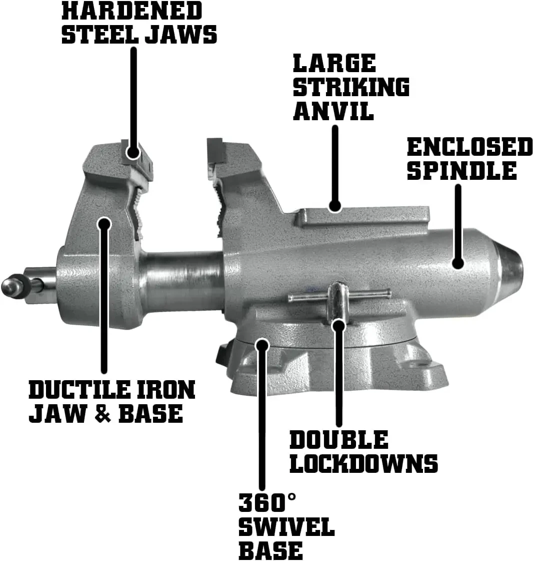 Mechanics Pro Bench Vise, 8