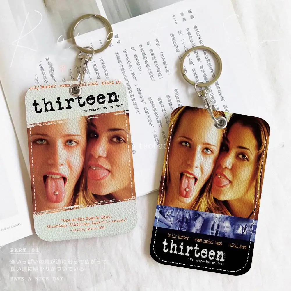 ثلاثة عشر سلسلة مفاتيح حامل أفلام الفيلم مع سلسلة مفاتيح لبطاقة الوصول وبطاقة الحافلة وبطاقة الائتمان وبطاقة الهوية البنك #1
