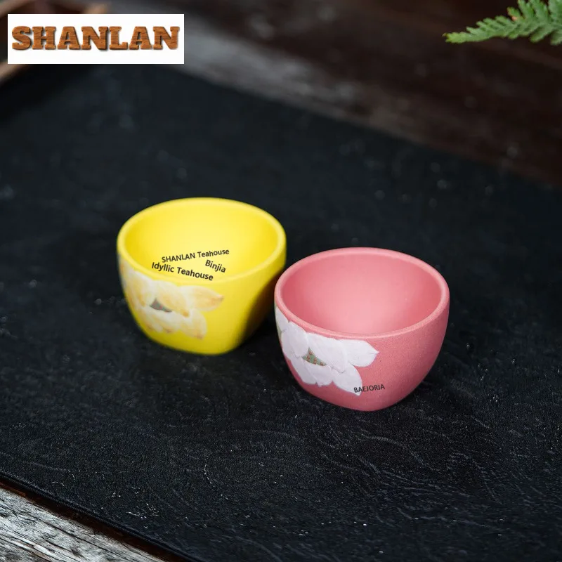 180ml Yixing Zisha Lotus Fun Teacup Antique Tea Bowl Water Jug Tea-tasting Meditation Cup Jianzhan Master Cups Cafes Accessories - view 6