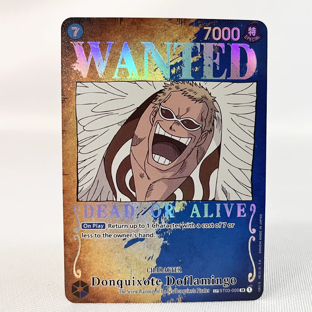ONE PIECE Retro Wanted Poster Style Proxy Game Card Luffy Buggy Shanks Ace Anime OPCG/PTCG Card / Collection Trading Card