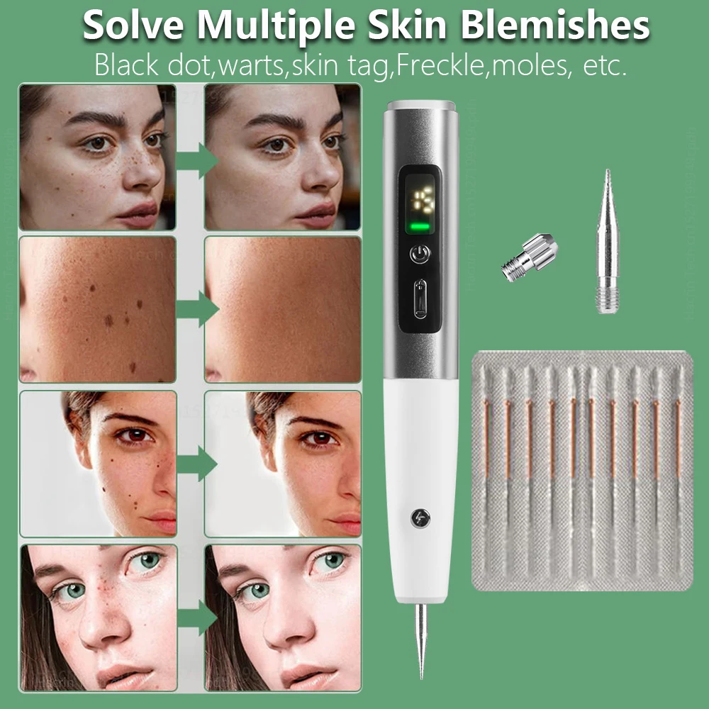 Laser Plasma Pen Electric Skin Tag Removal Black Dots Laser Plasma Pen Wart Spot Freckle Dark Dot Nevus Flat Tattoo Mole Remover