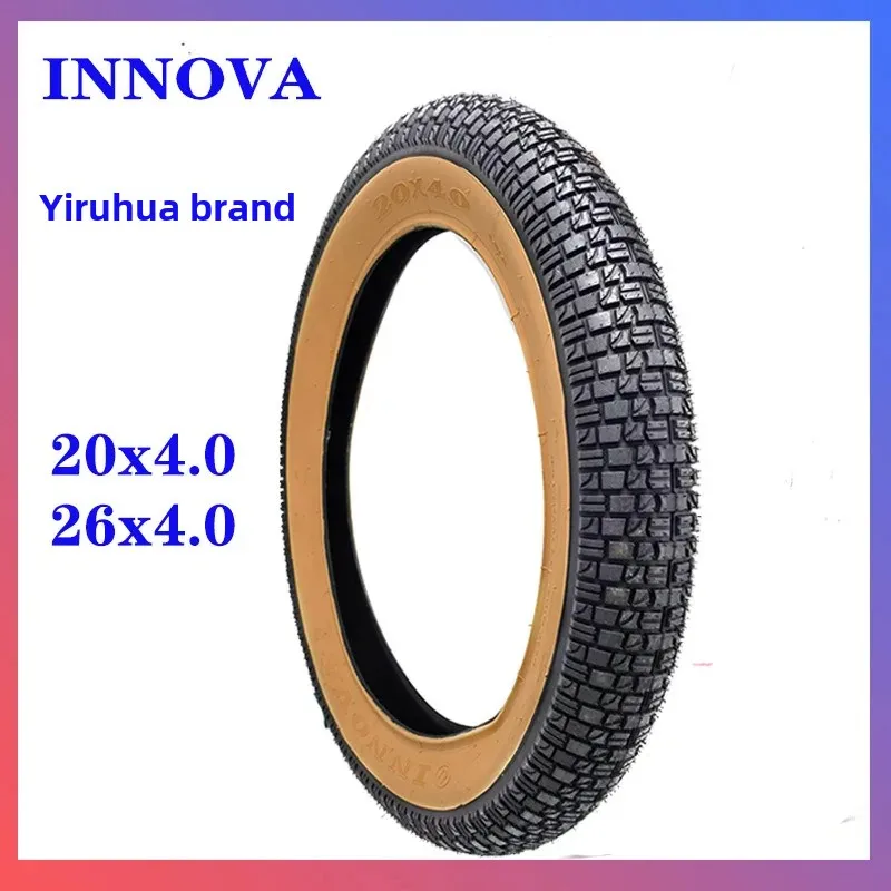 INNOVA Tyreless Bicycle 20x4.0 Beach Car Wheel 26x4.0 Red Border Fat Tire Motorcycle Equipment Accessories From China Mainland