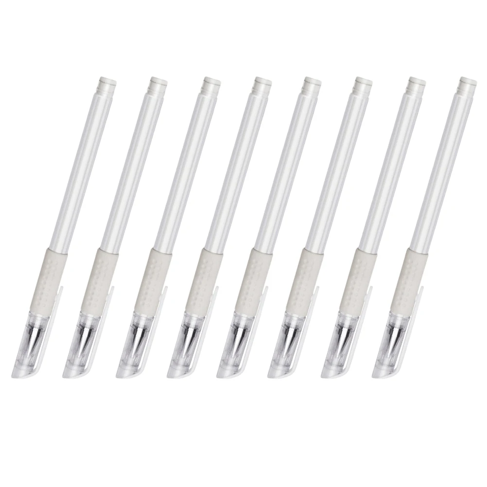

8Pcs Waterproof Skin Marker Pens Fine Tip Tattooing Tools Medical Grade Marking Pen for Piercing Eyebrow Lip Bleaching Salon Use
