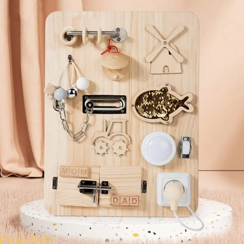 

Y1UB Sensory Boards Portable Accessory for Kids Encourages Exploration and Learning
