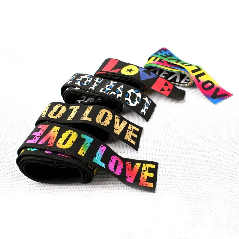 4CM wide love color elastic band / sewing clothing accessories ladies belt / rubber band