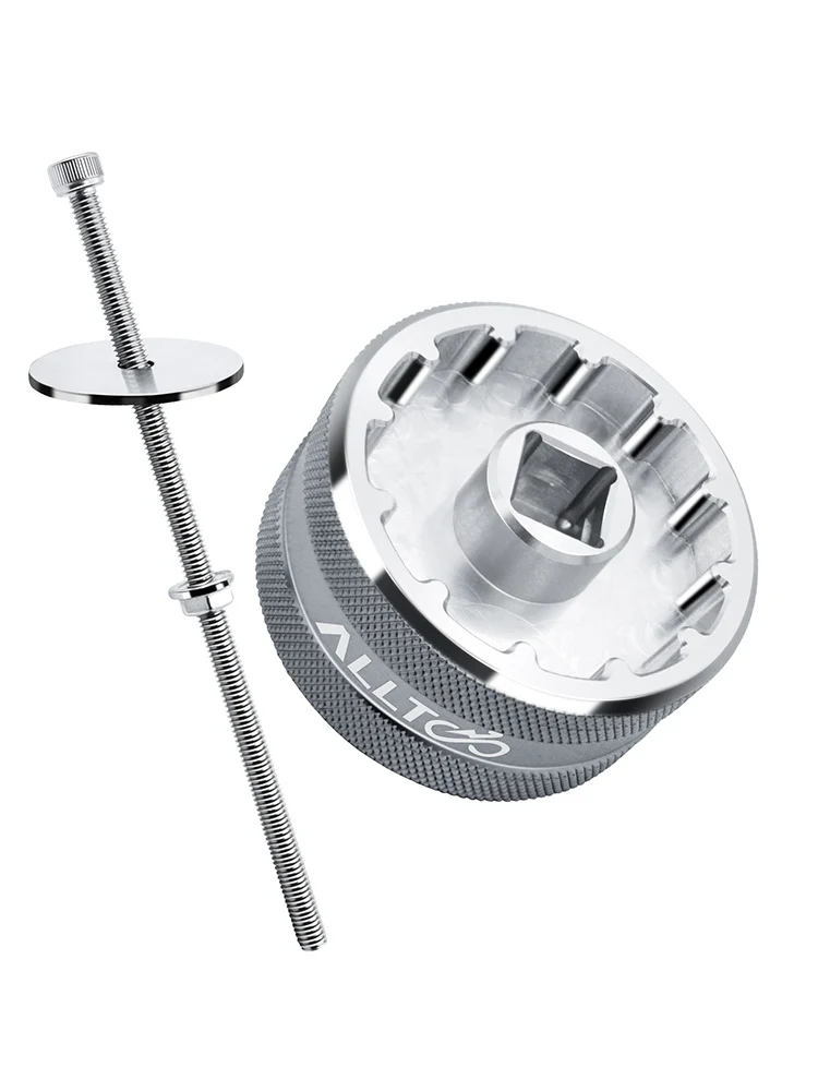 AliExpress NONE ALLTOO Bike Ratchet Wrench Bottom Bracket Tool For Trek T47BB 12t 16t 2-in-1 T47 Sturdy Lightweight Cycling Cup Press Tools