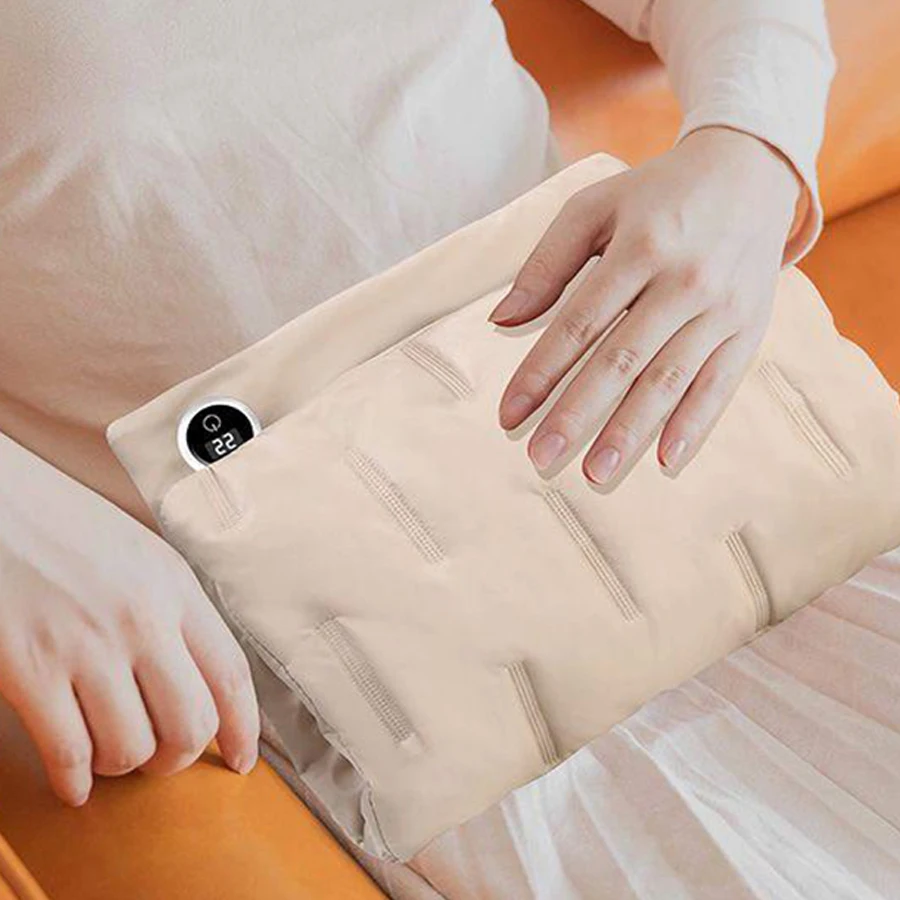 USB Plug in Lightweight Multi purpose Down Warm Handbag with 3 Temperature Levels to Choose from, Waterless Warm Handbag