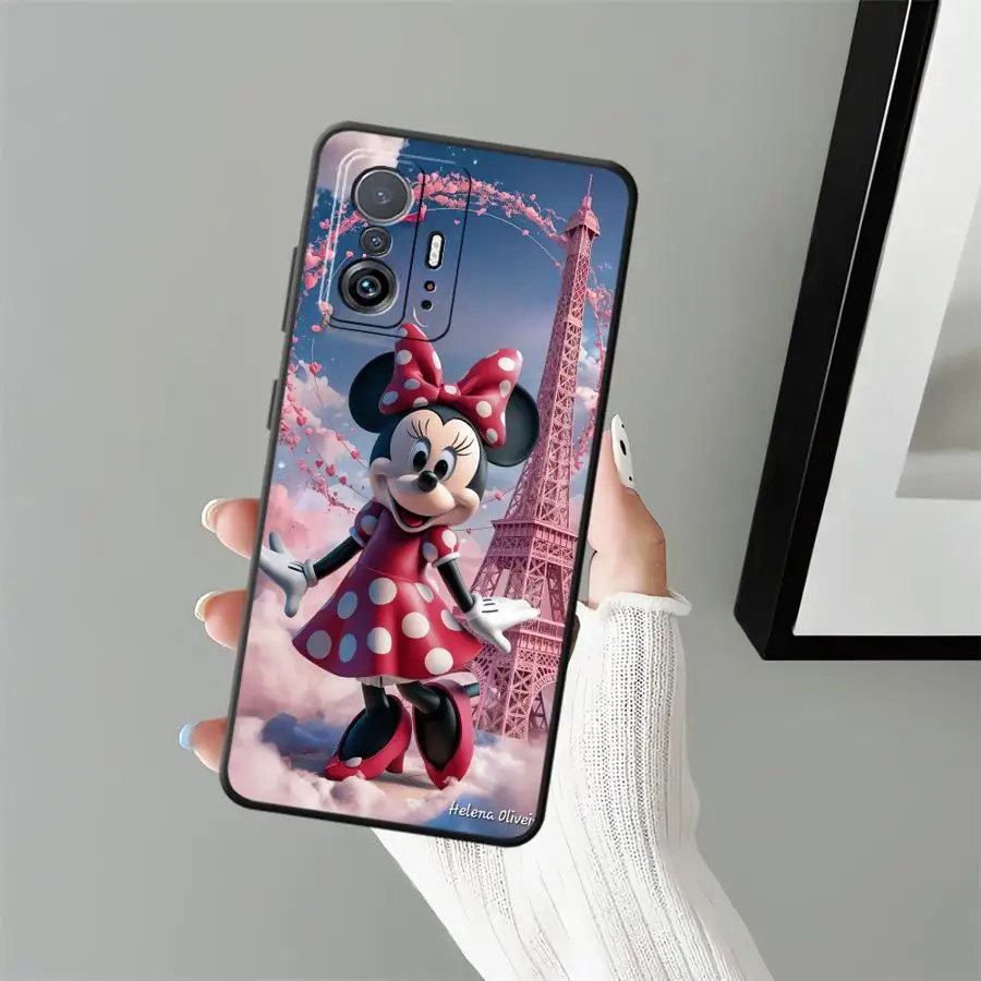 Disney Ctue Minnie Case for Xiaomi Mi 9 9T CC9Pro 13 10T 11T 14 Pro 10 11 13 Lite Soft Back Phone Cover