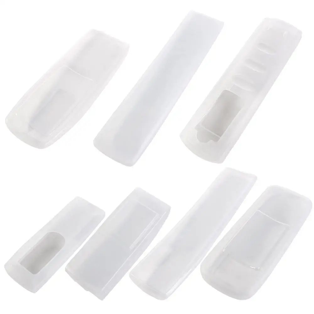 Transparent Non-slip Silicone Remote Control Protctive Case Remote Control Case Air Condition Cover TV Remote Storage Bag