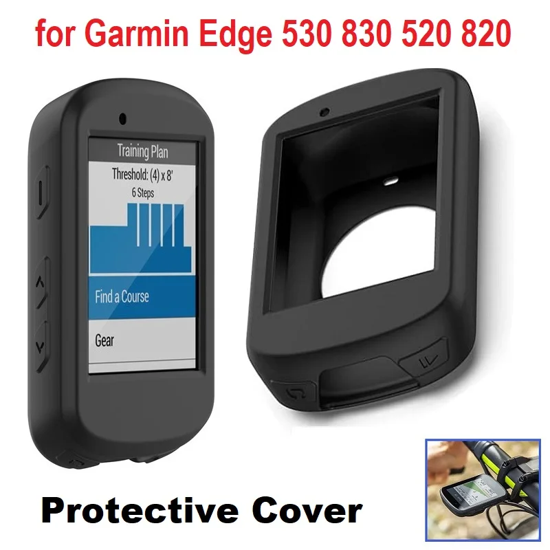 Garmin Edge 830 530 820 520 GPS 자전거 자전거 범퍼 충돌 방지 소프트 실리콘 커버 용 보호 케이스