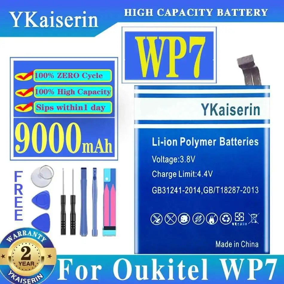 

For Oukitel WP7 9000Mah High Compatibility Mobile Phone Battery