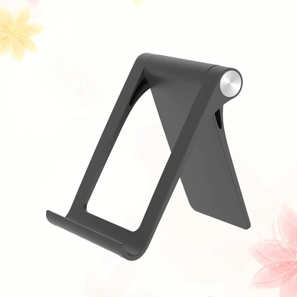 حامل سطح المكتب قابل للطي 0-360 °   قابل للتعديل اللوحي حامل جوّال بلاستيكي عدم الانزلاق بطانة حماية من السيليكون الثلاثي دعم Cd الحبوب حامل قابل للطي