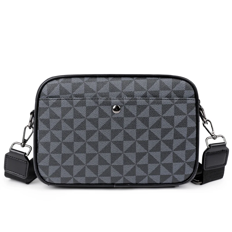 موضة نمط الرجال حقيبة صغيرة عالية الجودة بولي Leather الجلود Crossbody حقيبة ساعي للرجال أنيق الرجال حقيبة يد حقيبة كتف يعرض #2