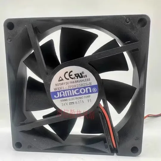 Free shipping original JF0825B2S-R 24V 0.17A cooling fan 80 * 80 * 25 8cm