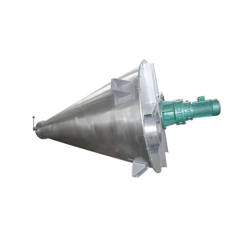 Double screw cone mixer, plasticizing raw material mixer mixing equipment, chemical double screw cone
