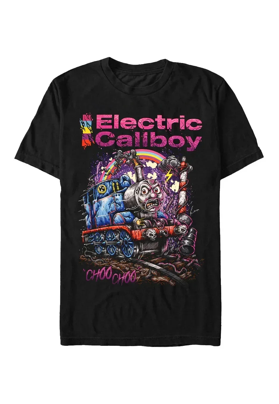 Vtg Electric Callboy - Choo Choo Cotton All Size Black Unisex Shirt BL083