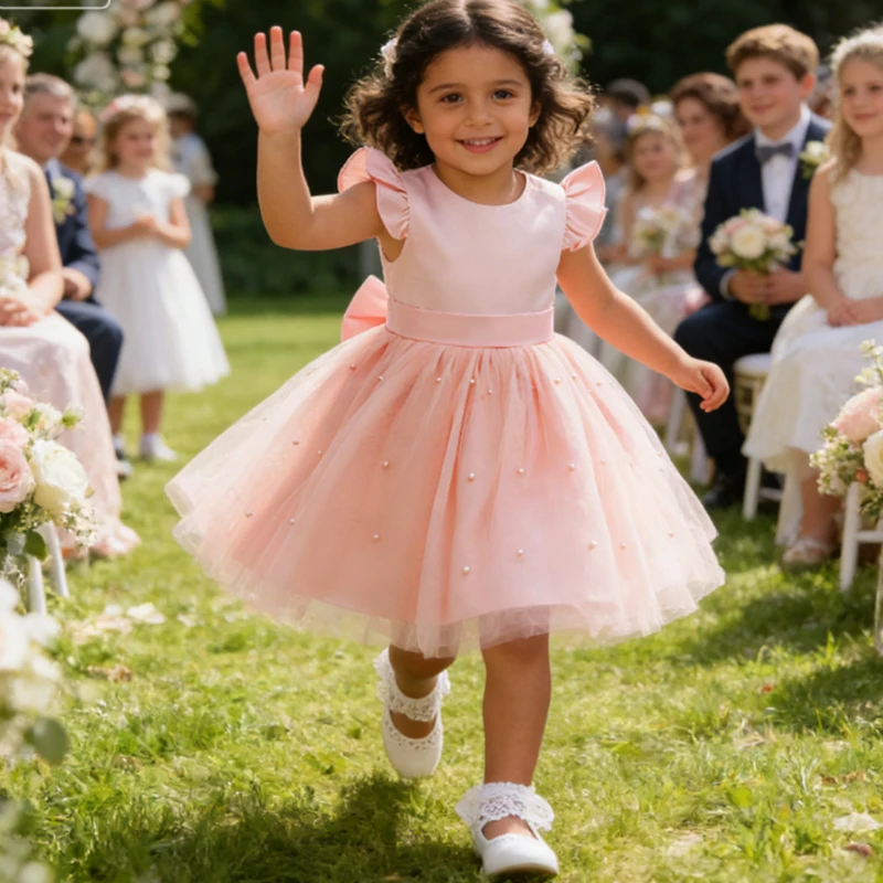 

Платье принцессы для девочек, свадебное платье подружки невесты для девочек, элегантные платья для дня рождения, платья для девочек на крестины, праздничное платье для девочек-подростков