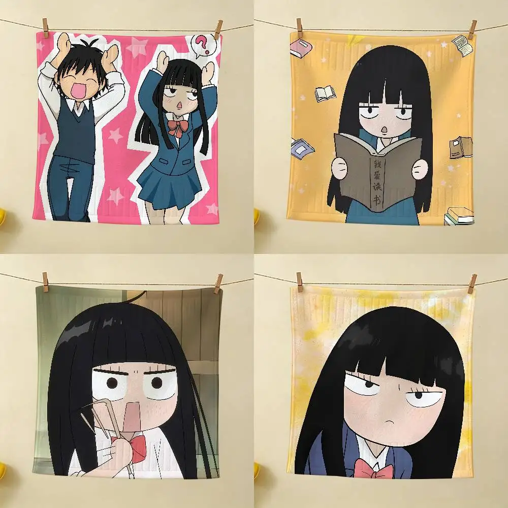 K-Kimi Ni Todoke Anime Hand Towel Set Natural Hypoallergenic, Soft Absorbent Quick Dry Towels For Bathroom Kitchen