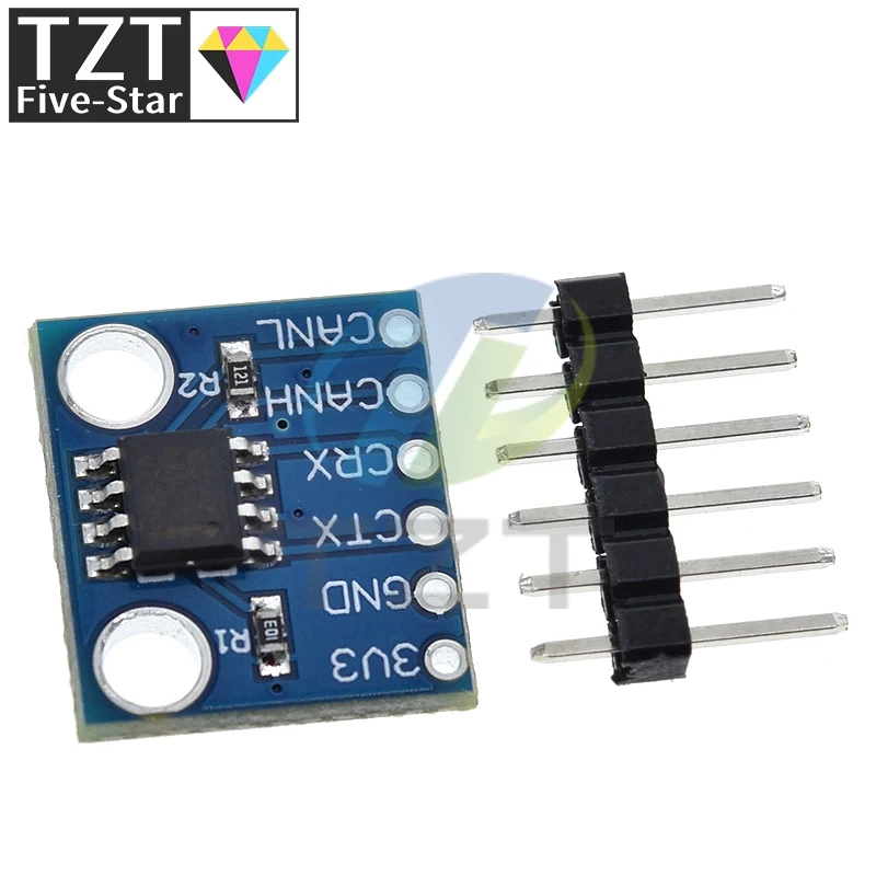 SN65HVD230 CAN Bus Transceiver Communication Thermal Protection Slope Control Module for Arduino Controller Board