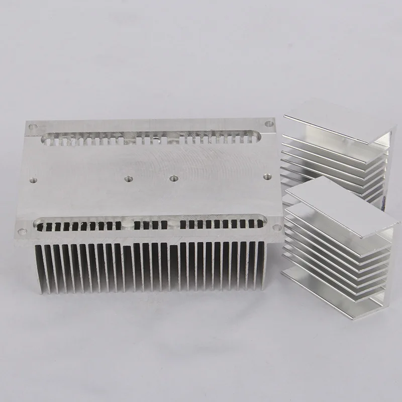 3pcs industrial aluminum profile, comb type aluminum alloy processing anodic oxidation dehumidifier heat sink assembly