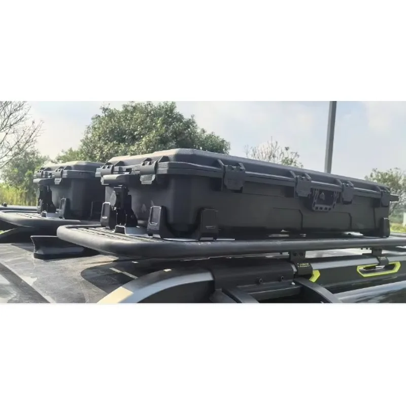 Stlf New Condition 88-Liter Tactical Roof Box For SUV Top Luggage Car Outdoor Storage Rack Storage Box 5