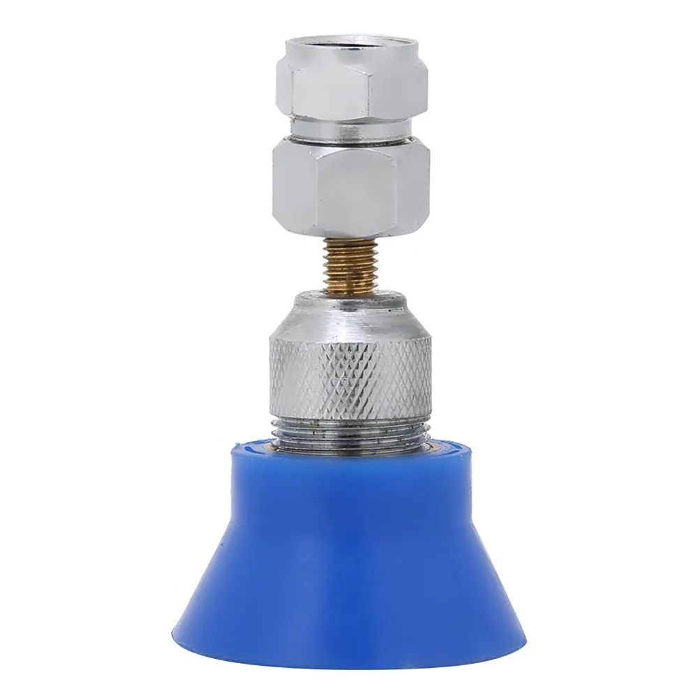 Stainless Steel Universal Mist Nozzle Blue and Silver M14 x 1.5mm Thread Agricultural Sprayer Adjustable Direction Flexible