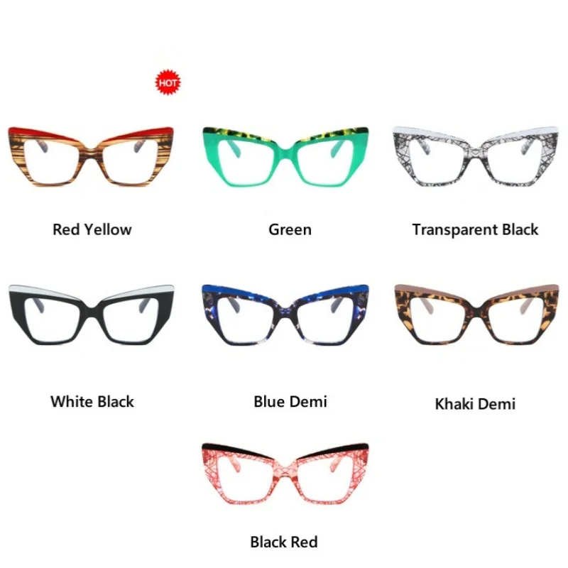 Retro Cat Eye Glasses Frame, Vintage Design Eyewear