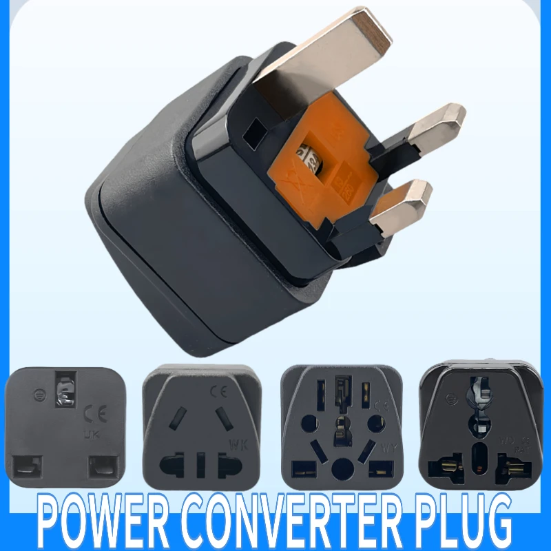 Adaptador de enchufe Universal de Australia a Reino Unido, convertidor de potencia para GB, HK, CA, Tipo G, enchufe de viaje, Reino Unido, Irlanda, Grecia, Malta y Malasia