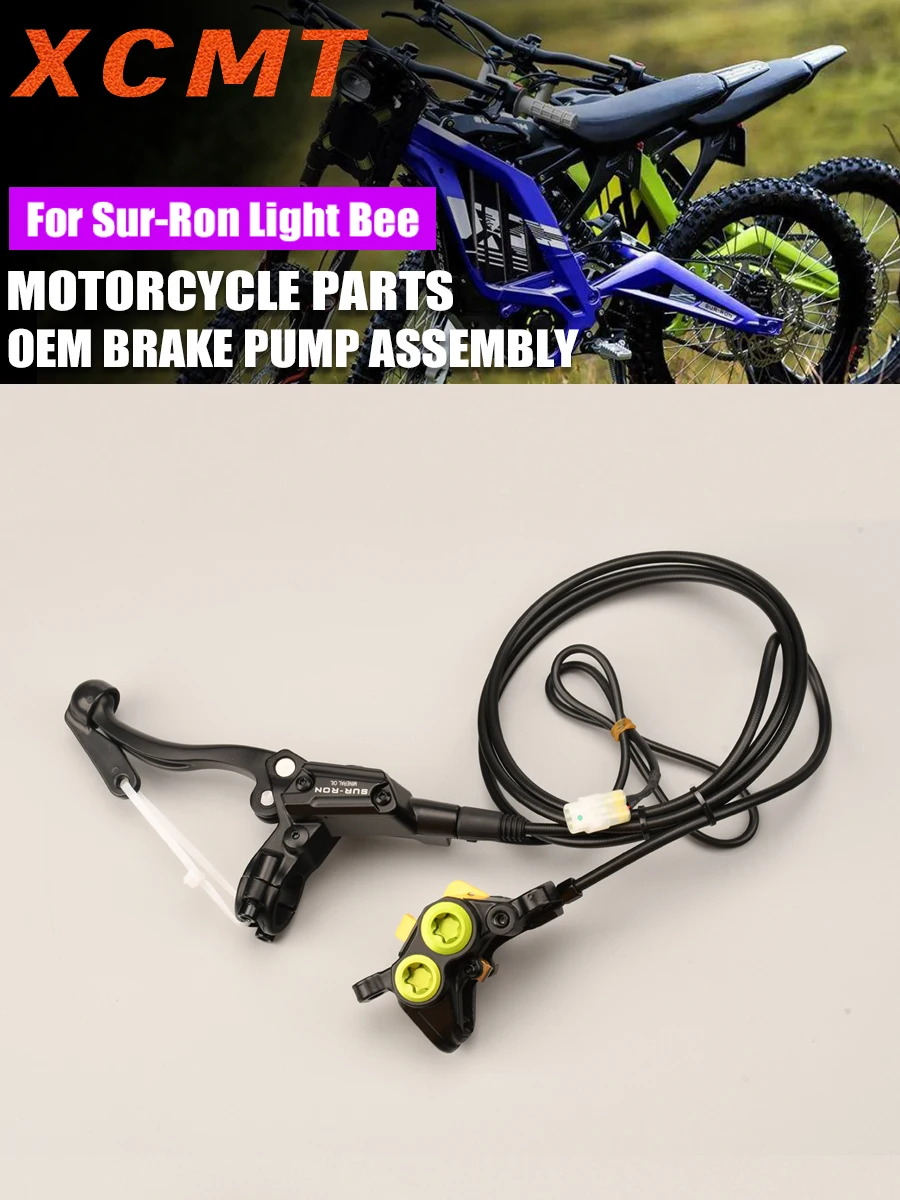 AliExpress XCMT Motorcycle Accessories OEM Front and Rear Brake Pump Assembly For Sur Ron Light Bee X Electric Dirt Bike Original Parts