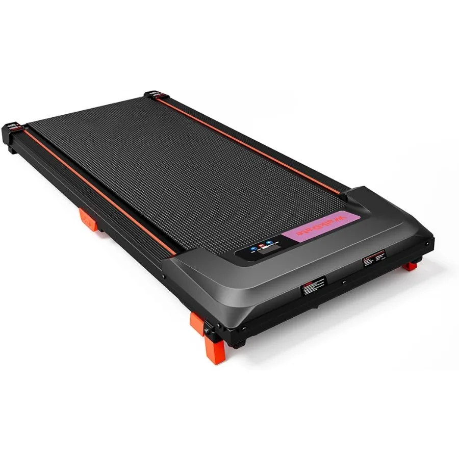 Walking Pad Treadmill for Home and Office, Steel Frame, Purple, 330 Lbs Capacity, 2.5HP Low Noise, Incline, Portable, LED Displ