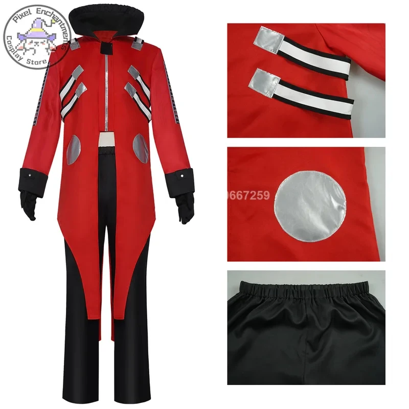 

A'5,b/3;g\Hot Dr. Eggman Cosplay Costume Classic Red & White Uniform Full Set High Quality Halloween Party Suit Anime 3;b,6/k'5;
