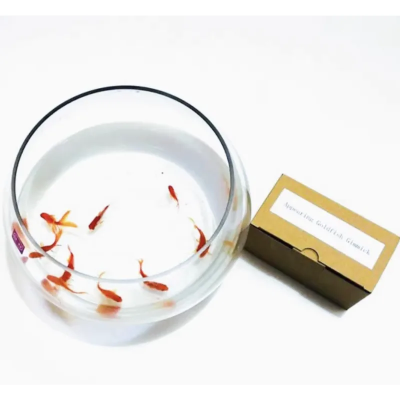 

Appearing Goldfish Gimmick (Stainless Steel) Magic Tricks Magician Accessories Close Up Stage Illusion Gimmick Props Party Games