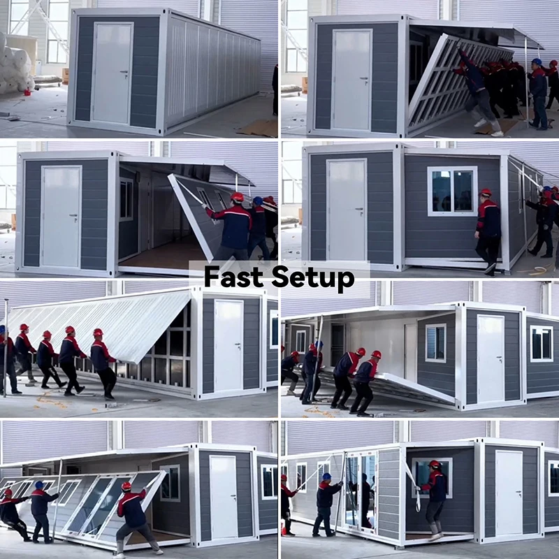 Container House Anti-Rust Durable Prefab Building for Outdoor Campsite Lodging