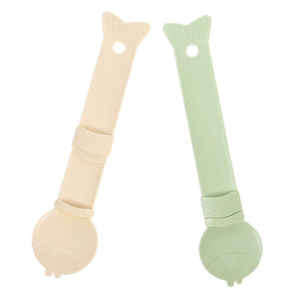

2Pcs Cat Food Utensil Spoon Cat Treat Dispenser Multi Purpose Feeding Tool For Cats And Small Dogs