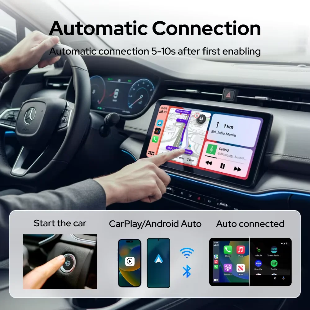 Adaptador Inalámbrico CarPlay  - Usb C Hub reseña y precio