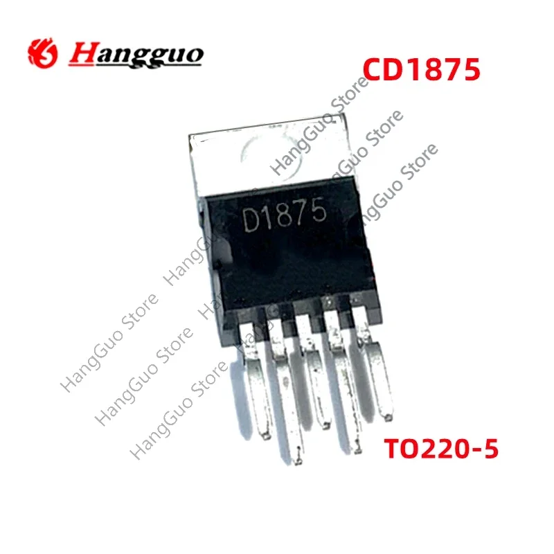 오리지널 오디오 파워 앰프 IC 칩, CD1875 TO220-5, D1875 TO-220, 로트 당 5 개
