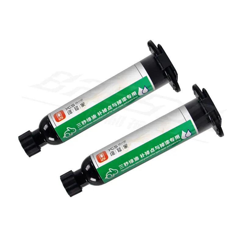 YCS 3S UV Curing Green Oil for Mobile Phone Motherboard Jump Wire 3 Seconds Quick-Drying Curing Solder Mask Welding Flux tools