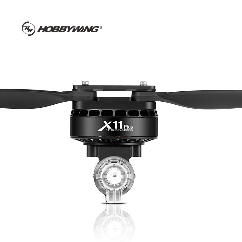 Hobbywing X11 Plus 11118-85KV Spinta massima 37 kg/rotore 12-14S 4314 Elica pieghevole per la protezione delle piante Motore drone agricolo