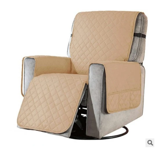

Recliner Sofa Dust-proof Cloth Pet Mat Full Cover Knitted Solid Color All Season Universal Sofa Towel Function Sofa Cover